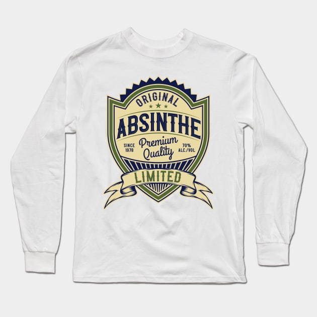Absinthe Long Sleeve T-Shirt by Design by Nara